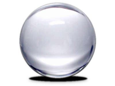 天然水晶 無色透明水晶玉-