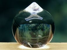 天然水晶 宝珠 ２２mm