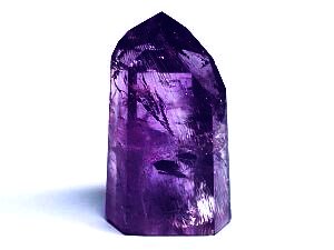 アメジスト紫水晶六角柱研磨ポイント
